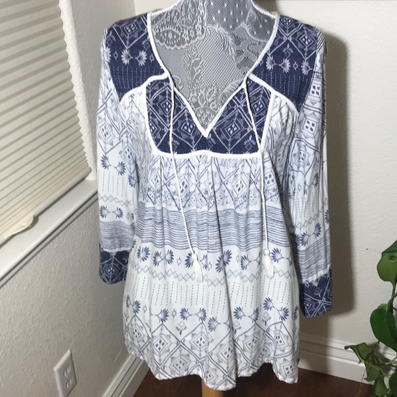 🔴 Roxy Hobo 3/4 sleeve blouse - Picture 3 of 8